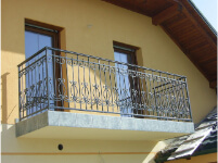Ograje Dečman s.p. - Umetno kovaštvo in kovane ograje - Balkonske ograje - Primer sličice 096